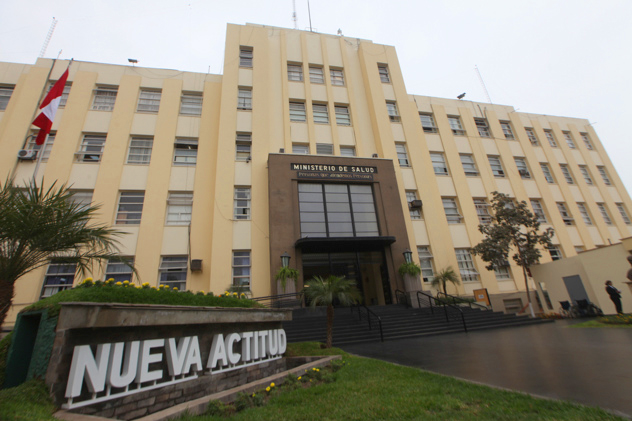 Fachada de Ministerio de Salud Foto: Minsa