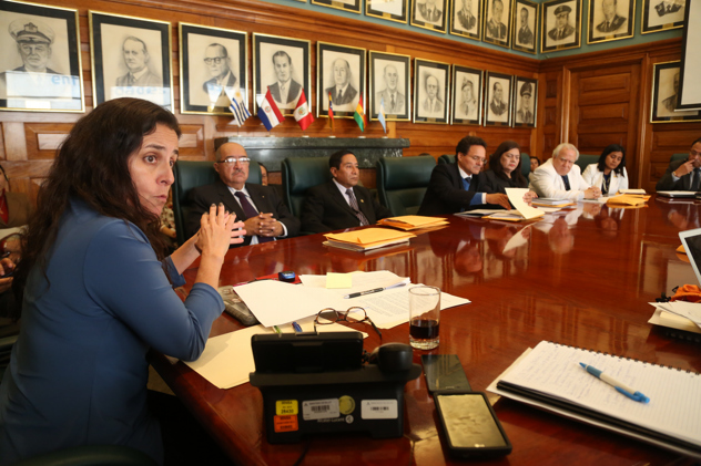 MINISTRA PATRICIA GARCIA SE REUNE CON DIRECTORES DE HOSPITALES