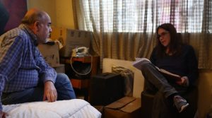 Dos directores frente a frente: Degregori con Patricia Wiesse Risso.  Foto: Ministerio de Cultura 