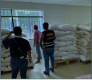 Fiscalía inpecciona almacén del municipio - Foto/ Diario Tumpis